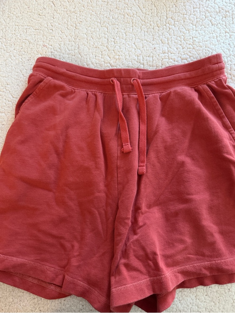 Old Navy Coral Knit Drawstring Shorts (Matching Crewneck in Separate Listing)